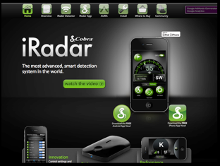 I-Radar detecror developed for Cobra Electronics